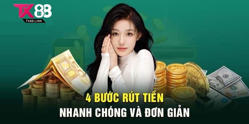Rút Tiền Tx88 - Những Thông Tin Quan Trọng Bạn Cần Nhớ 3 Quy trình thực hiện rút tiền TX88 hiện nay