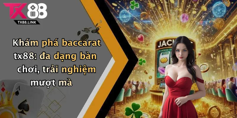 Khám Phá Baccarat Tx88: Trải Nghiệm Giải Trí Đỉnh Cao, Thắng Lớn Mỗi Ngày 2 Khám phá baccarat tx88: đa dạng bàn chơi, trải nghiệm mượt mà
